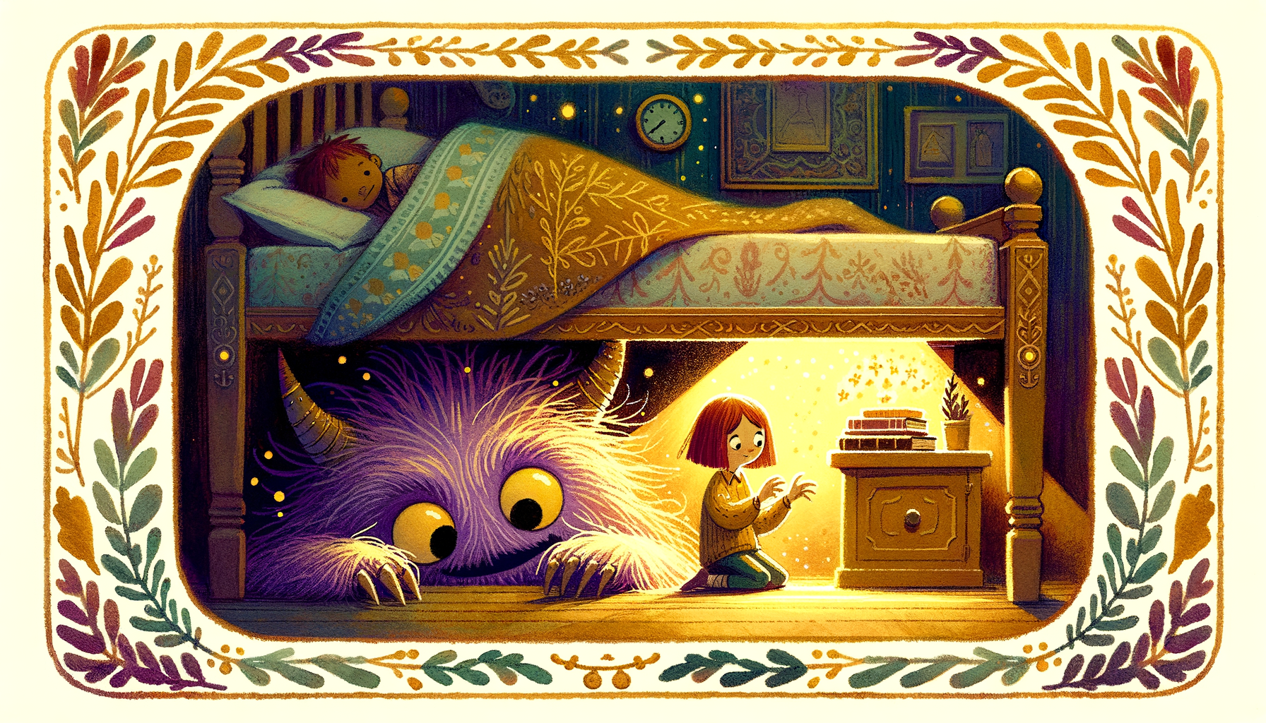 The Monster Under My Bed Is Scared