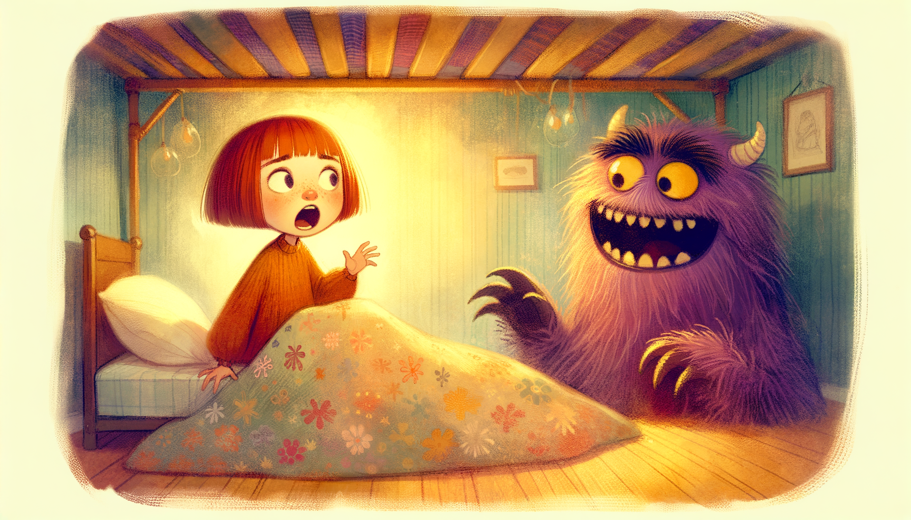 The Monster Under My Bed Is Scared - page 1