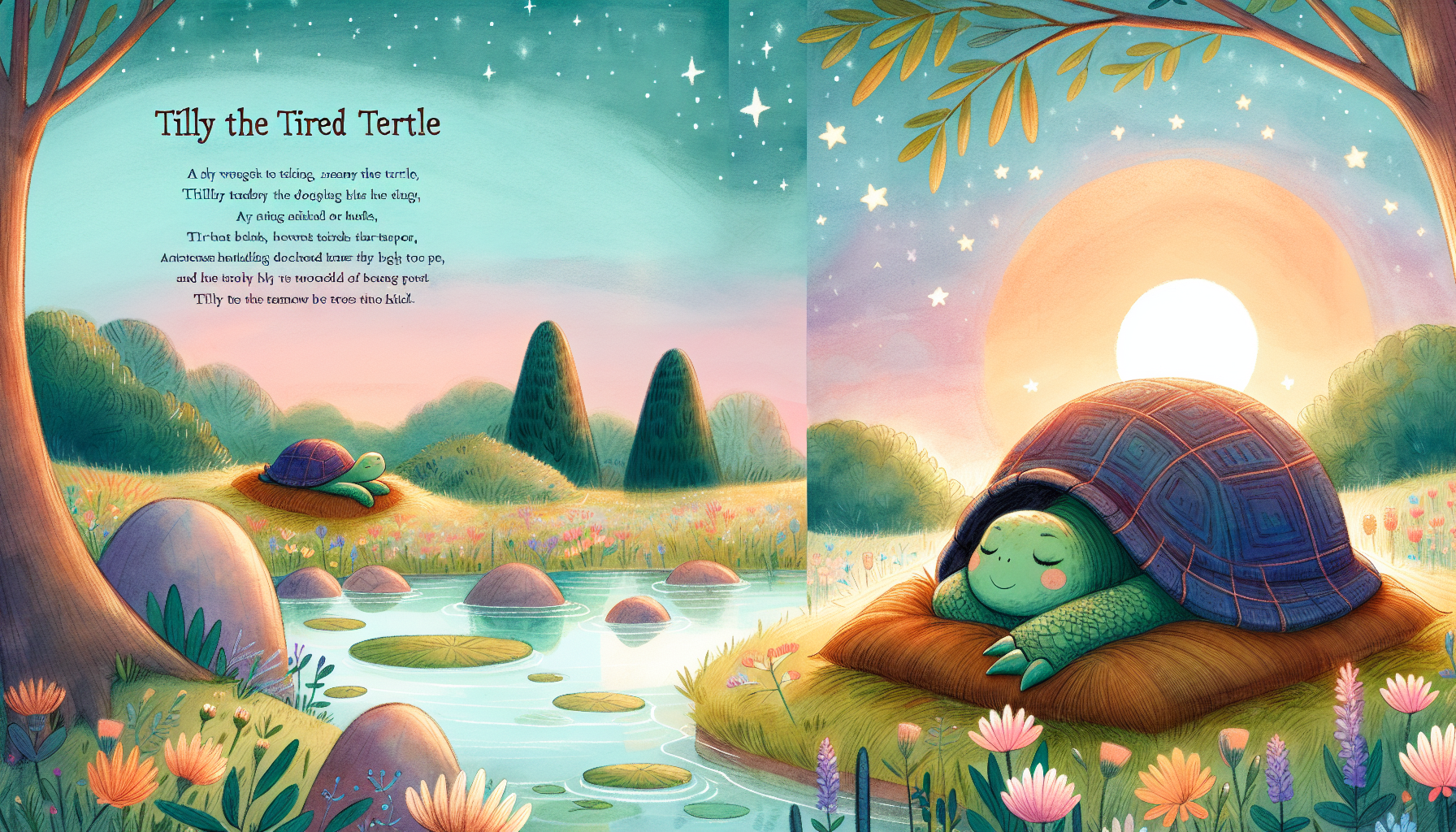 Tilly the Tired Turtle - page 1