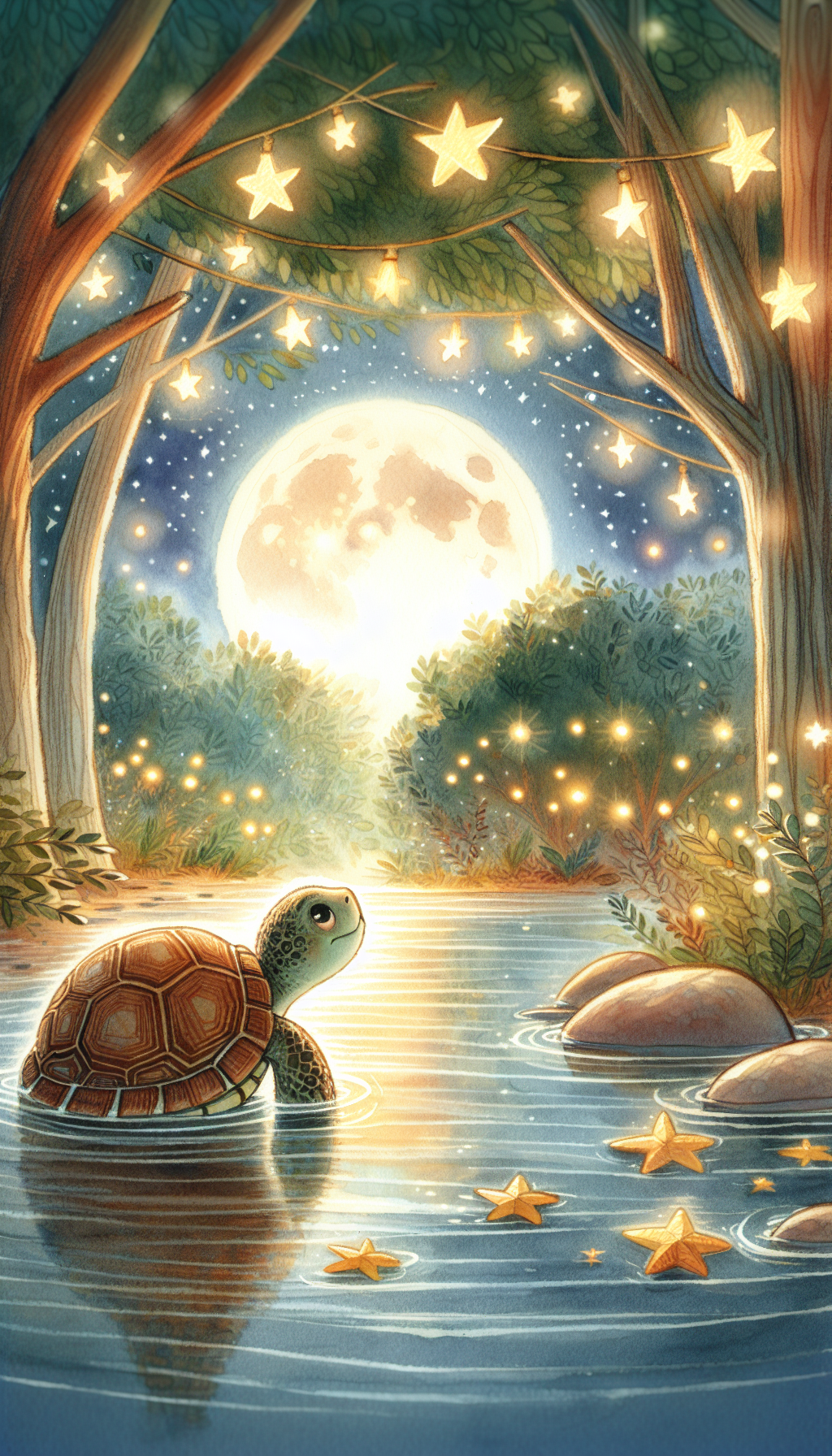 Turtle's Moonlit Journey - page 3